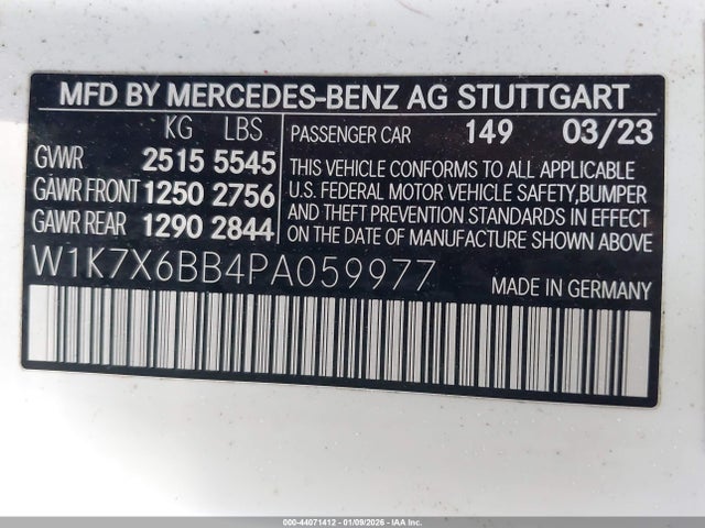 2023 MERCEDES-BENZ AMG GT 53 4-DOOR COUPE W1K7X6BB4PA059977 Photo 8