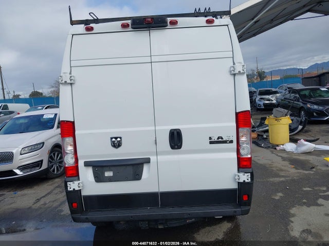 44071632 :رقم المزاد ، 3C6LRVDGXME579235 vin ، 2021 Ram Promaster 2500 High Roof 159 Wb مزاد بيع