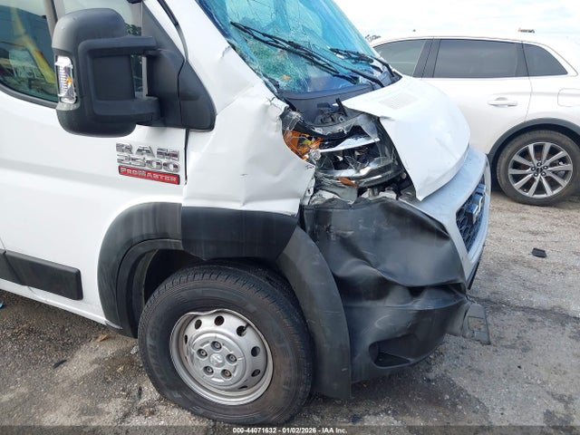 44071632 :رقم المزاد ، 3C6LRVDGXME579235 vin ، 2021 Ram Promaster 2500 High Roof 159 Wb مزاد بيع