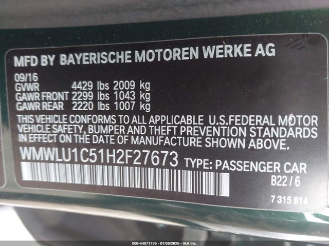 2017 MINI CLUBMAN WMWLU1C51H2F27673 Photo 8