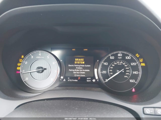 2019 Acura Rdx Advance Package მანქანა იყიდება აუქციონზე, vin: 5J8TC1H72KL011743, აუქციონის ნომერი: 44071847