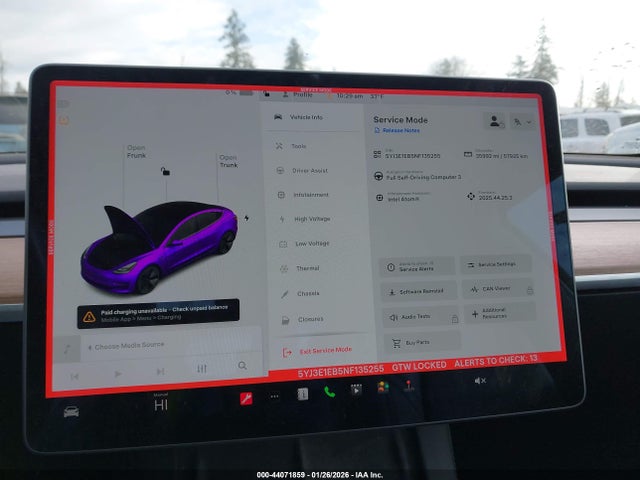 2022 TESLA MODEL 3 5YJ3E1EB5NF135255 Photo 6