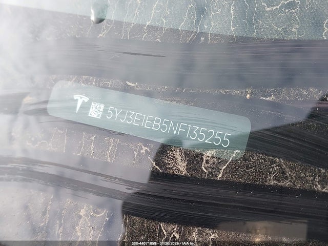 2022 TESLA MODEL 3 5YJ3E1EB5NF135255 Photo 8