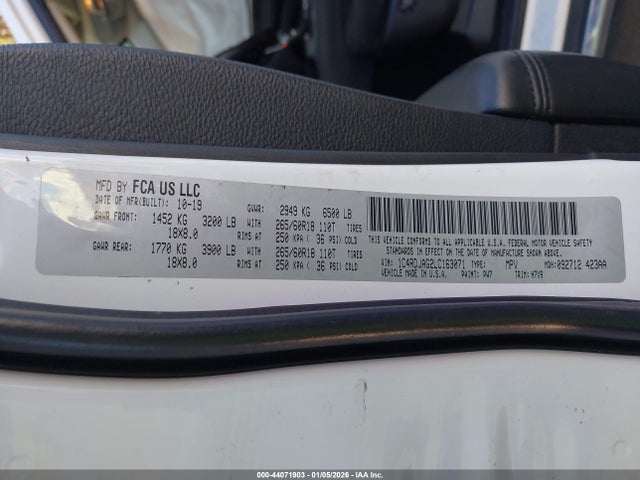 Dodge Durango Sxt Plus Awd 2020 1C4RDJAG2LC163071 Image 9