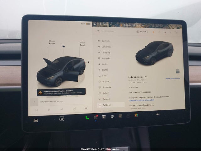 Aukcja sprzedaży 2025 Tesla Model Y Long Range Dual Motor All-wheel Drive, vin: 7SAYGDEE1SA344824, numer aukcji: 44071948