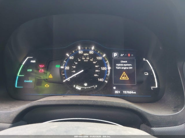 KMHC65LC2KU169779 Hyundai Ioniq Hybrid Blue