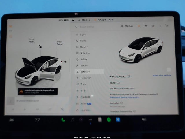 2023 TESLA MODEL 3 5YJ3E1EA0PF507773 Photo 6
