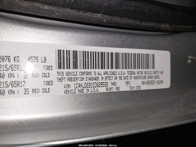 2014 JEEP COMPASS 1C4NJDEB1ED629593 Photo 8