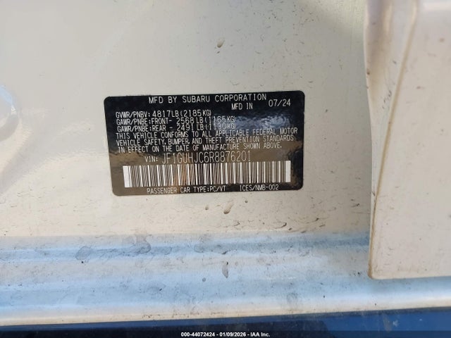 JF1GUHJC6R8876201 Subaru Impreza Rs 5-door