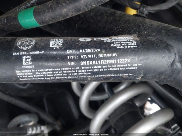 2024 POLARIS RANGER 3NSXAL1R2RM112222 Photo 9