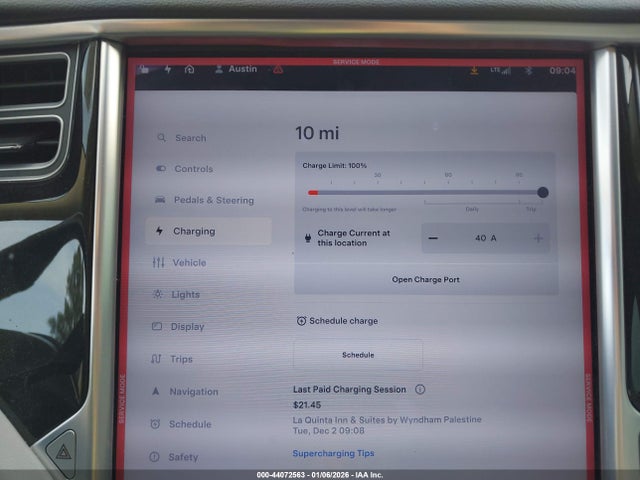 5YJSA1H17EFP36600 Tesla Model S P85