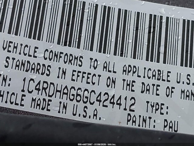 2016 DODGE DURANGO 1C4RDHAG6GC424412 Photo 8