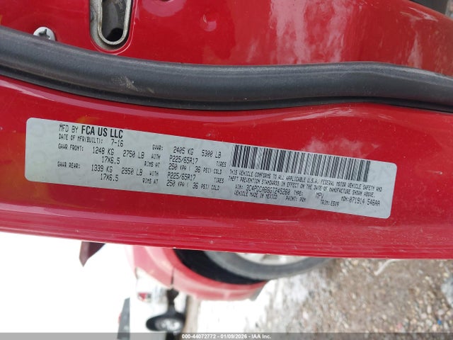 3C4PDCAB8GT245260 Dodge JOURNEY SE