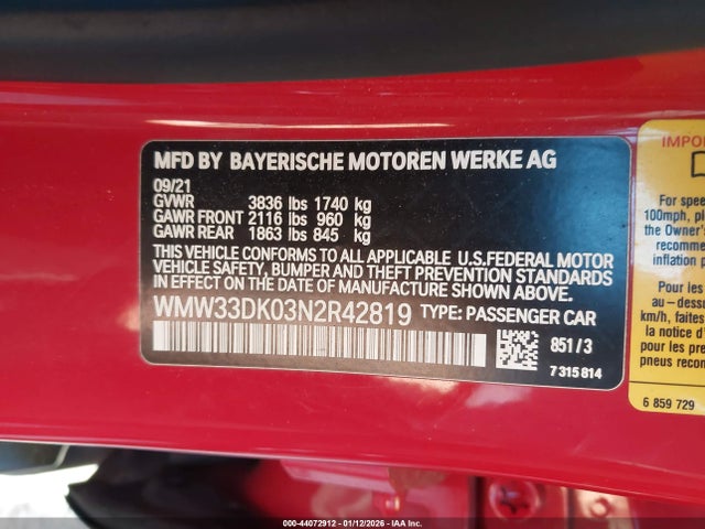 2022 MINI HARDTOP WMW33DK03N2R42819 Photo 8