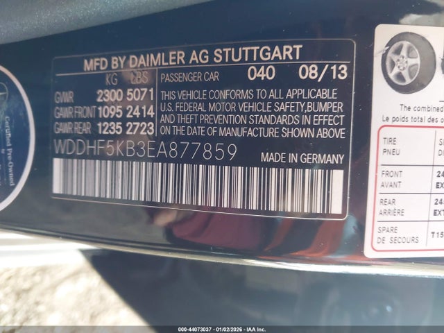 Mercedes-Benz E 350 2014 WDDHF5KB3EA877859 Image 8