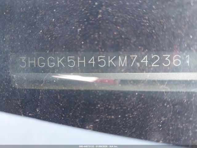 3HGGK5H45KM742361 Honda FIT LX