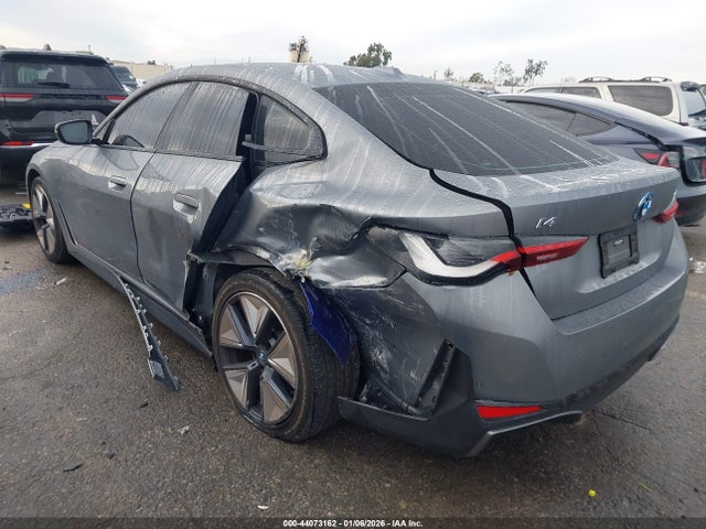 2023 Bmw I4 Edrive35 მანქანა იყიდება აუქციონზე, vin: WBY43AW02PFP58708, აუქციონის ნომერი: 44073162