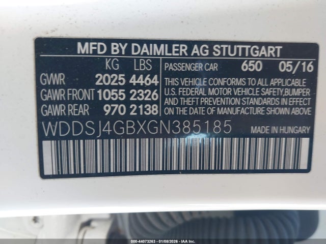 2016 MERCEDES-BENZ CLA 250 WDDSJ4GBXGN385185 Photo 8
