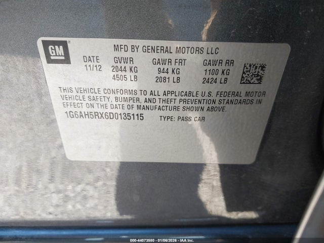 2013 CADILLAC ATS 1G6AH5RX6D0135115 Photo 8