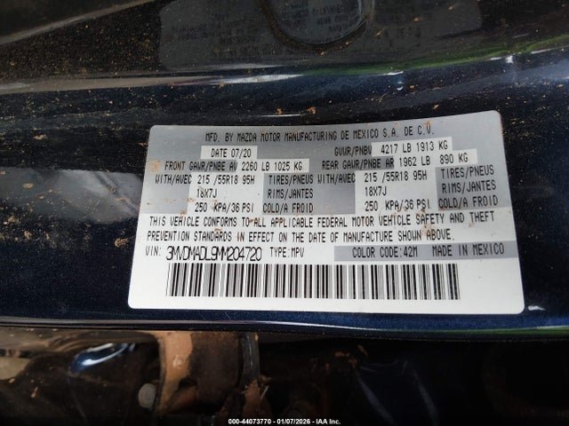 3MVDMADL9MM204720 Mazda Cx-30 Premium