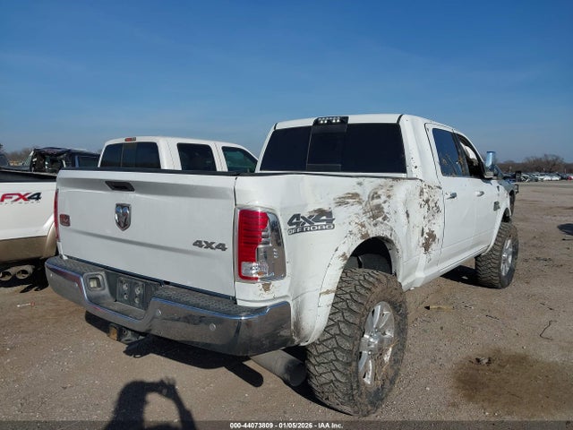 44073809 :رقم المزاد ، 3C6UR5PL5JG328572 vin ، 2018 Ram 2500 Longhorn  4x4 6'4 Box مزاد بيع