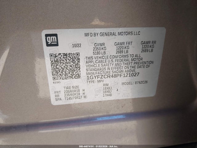 2023 CADILLAC XT4 1GYFZCR48PF121027 Photo 8
