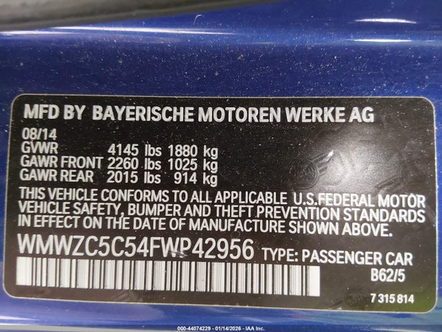 2015 MINI COUNTRYMAN WMWZC5C54FWP42956 Photo 8