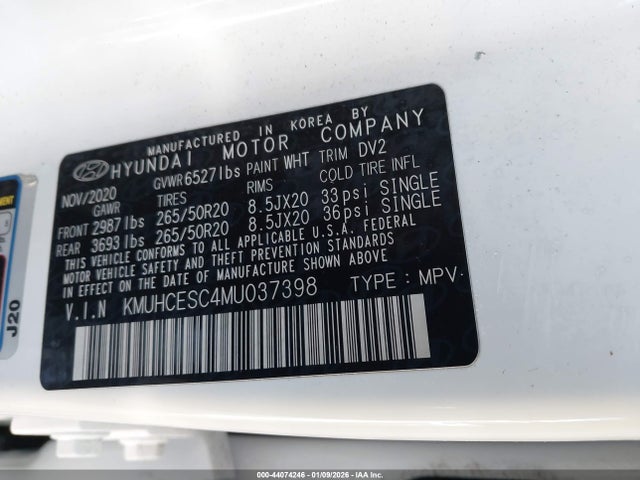 Genesis Gv80 3.5t Awd Advanced 2021 KMUHCESC4MU037398 Image 9