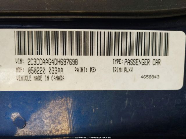 2013 CHRYSLER 300 2C3CCAAG4DH697698 Photo 8