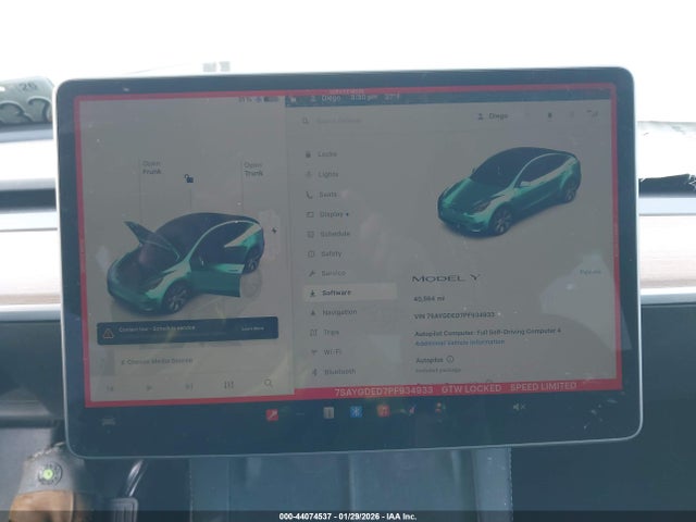 Продаж на аукціоні авто 2023 Tesla Model Y Rwd, vin: 7SAYGDED7PF934933, номер лоту: 44074537