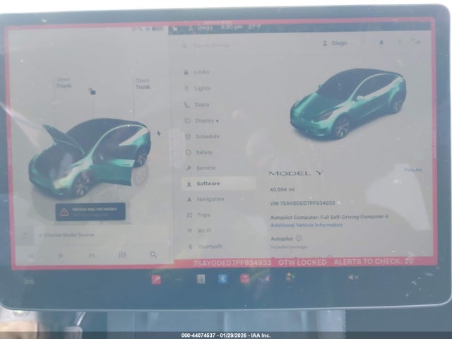 Продаж на аукціоні авто 2023 Tesla Model Y Rwd, vin: 7SAYGDED7PF934933, номер лоту: 44074537