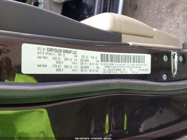 2012 DODGE DURANGO 1C4SDJET5CC308838 Photo 8