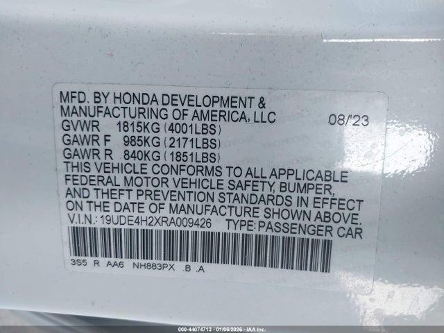 2024 ACURA INTEGRA 19UDE4H2XRA009426 Photo 8