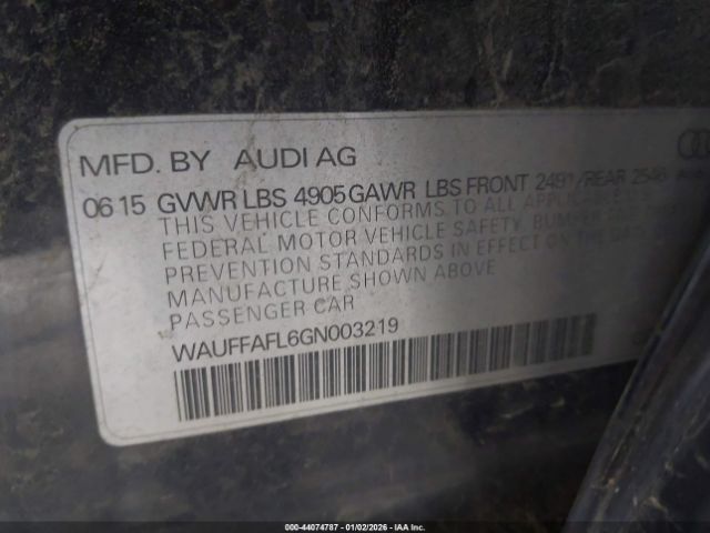 2016 AUDI A4 WAUFFAFL6GN003219 Photo 8