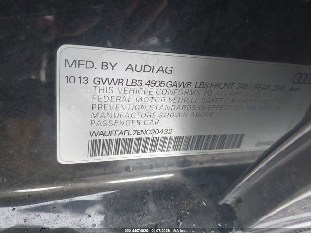 2014 AUDI A4 WAUFFAFL7EN020432 Photo 8