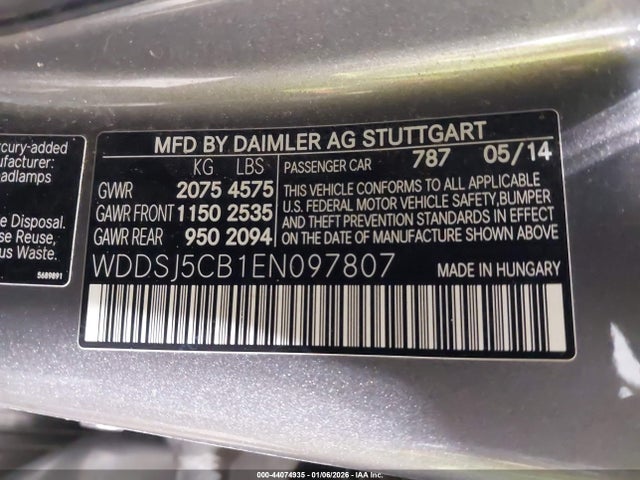 2014 MERCEDES-BENZ CLA 45 AMG WDDSJ5CB1EN097807 Photo 8