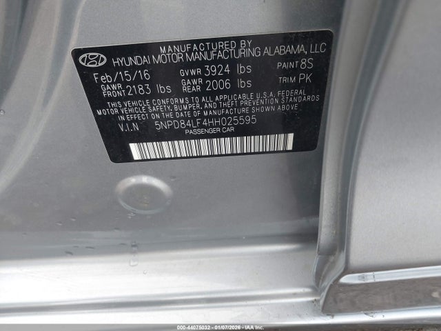 2017 HYUNDAI ELANTRA 5NPD84LF4HH025595 Photo 8