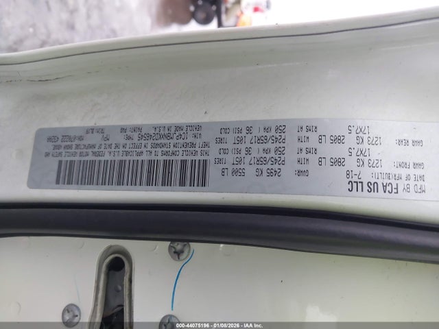 Продажа на аукционе авто 2019 Jeep Cherokee Trailhawk Elite 4x4, vin: 1C4PJMBNXKD246545, номер лота: 44075196