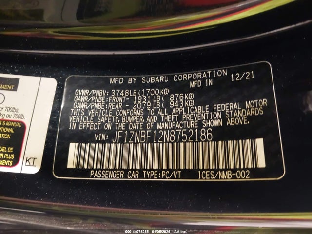 2022 TOYOTA GR86 JF1ZNBF12N8752186 Photo 8