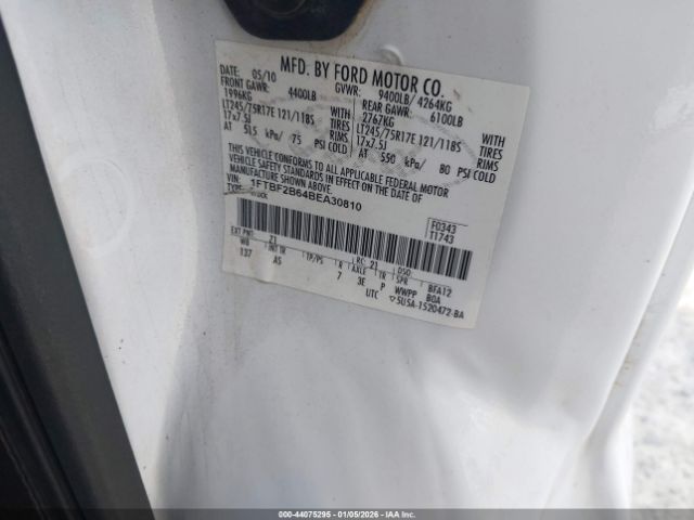 2011 FORD F-250 1FTBF2B64BEA30810 Photo 8
