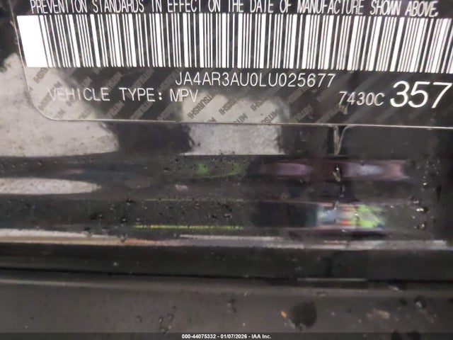 2020 MITSUBISHI OUTLANDER SPORT JA4AR3AU0LU025677 Photo 8