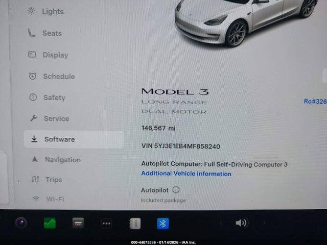 2021 TESLA MODEL 3 5YJ3E1EB4MF858240 Photo 6