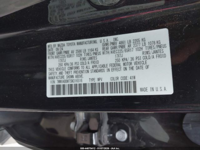 2025 MAZDA CX-50 7MMVABBM7SN316516 Photo 8