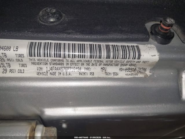2006 JEEP WRANGLER 1J4FA44S76P716494 Photo 8