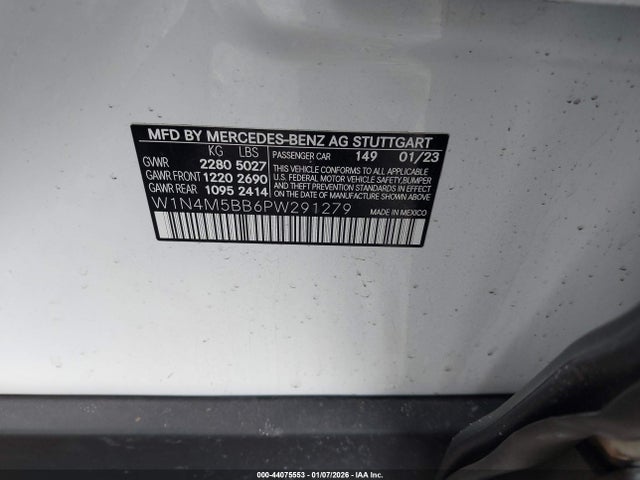 2023 MERCEDES-BENZ AMG GLB 35 W1N4M5BB6PW291279 Photo 8