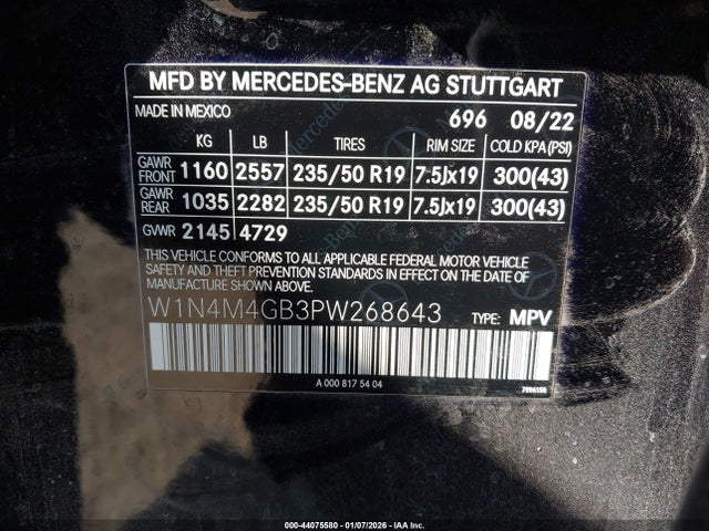 2023 MERCEDES-BENZ GLB 250 W1N4M4GB3PW268643 Photo 8
