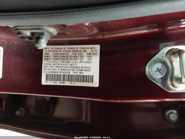 Honda Cr-v Ex-l 2015 2HKRM4H79FH659338 Image 9