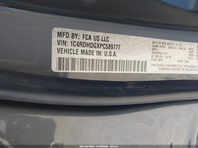 2023 DODGE DURANGO 1C4RDHDGXPC589777 Photo 8