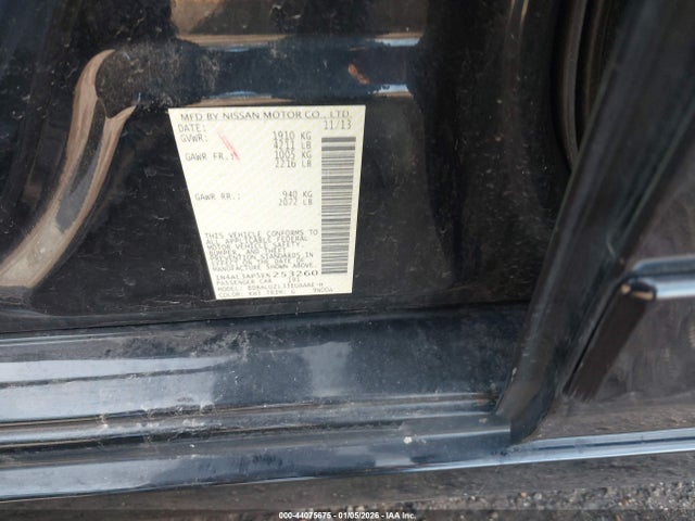 1N4AL3AP5EN253260 Nissan Altima 2.5 Sv