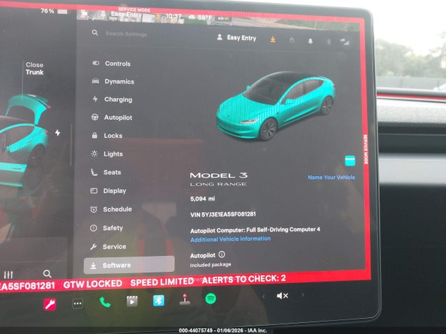 2025 TESLA MODEL 3 5YJ3E1EA5SF081281 Photo 6